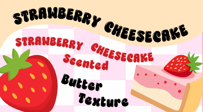 Strawberry Cheesecake Slime - 8 fluid oz