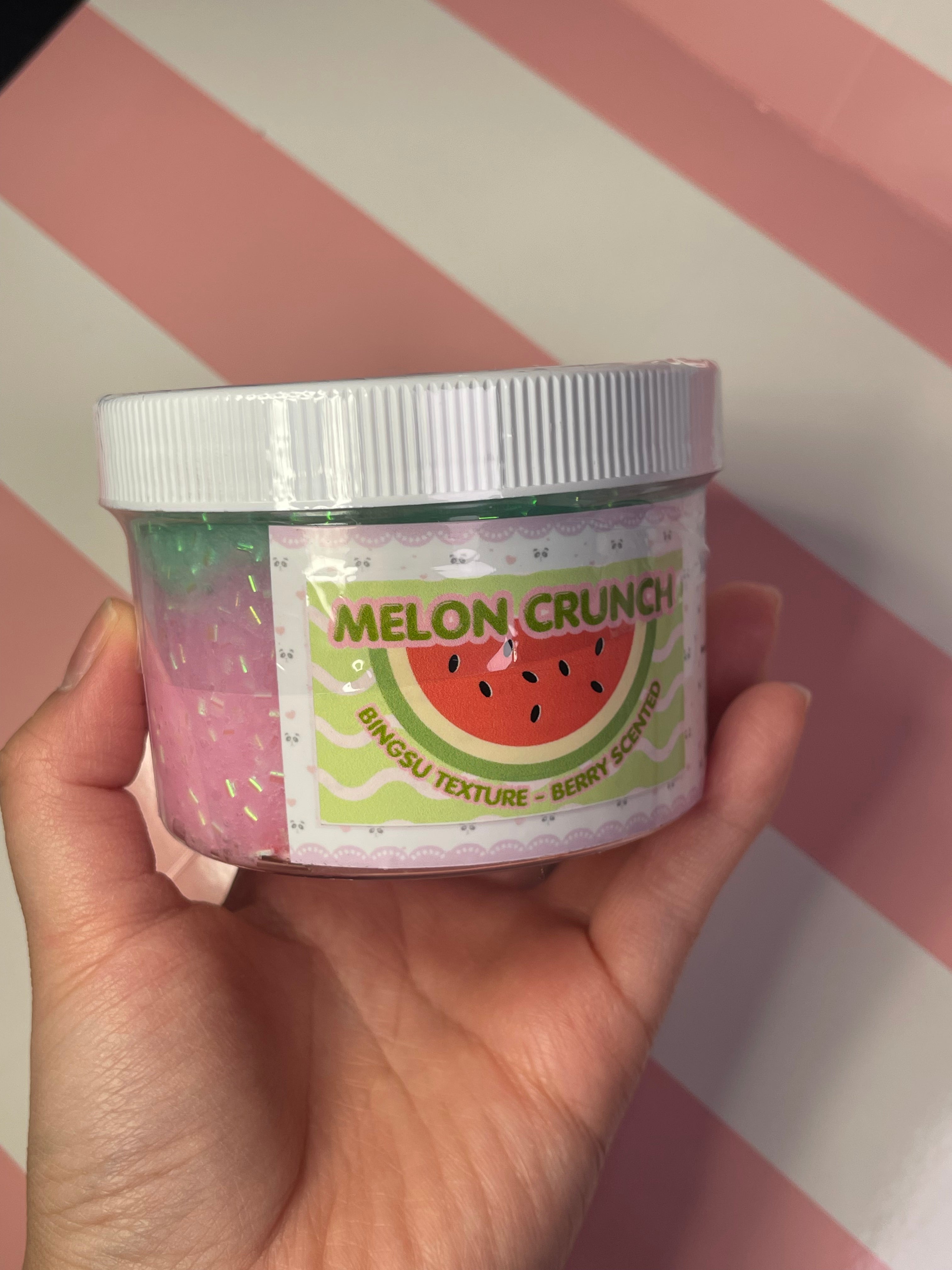 Melon Crunch Slime - 8 fluid oz