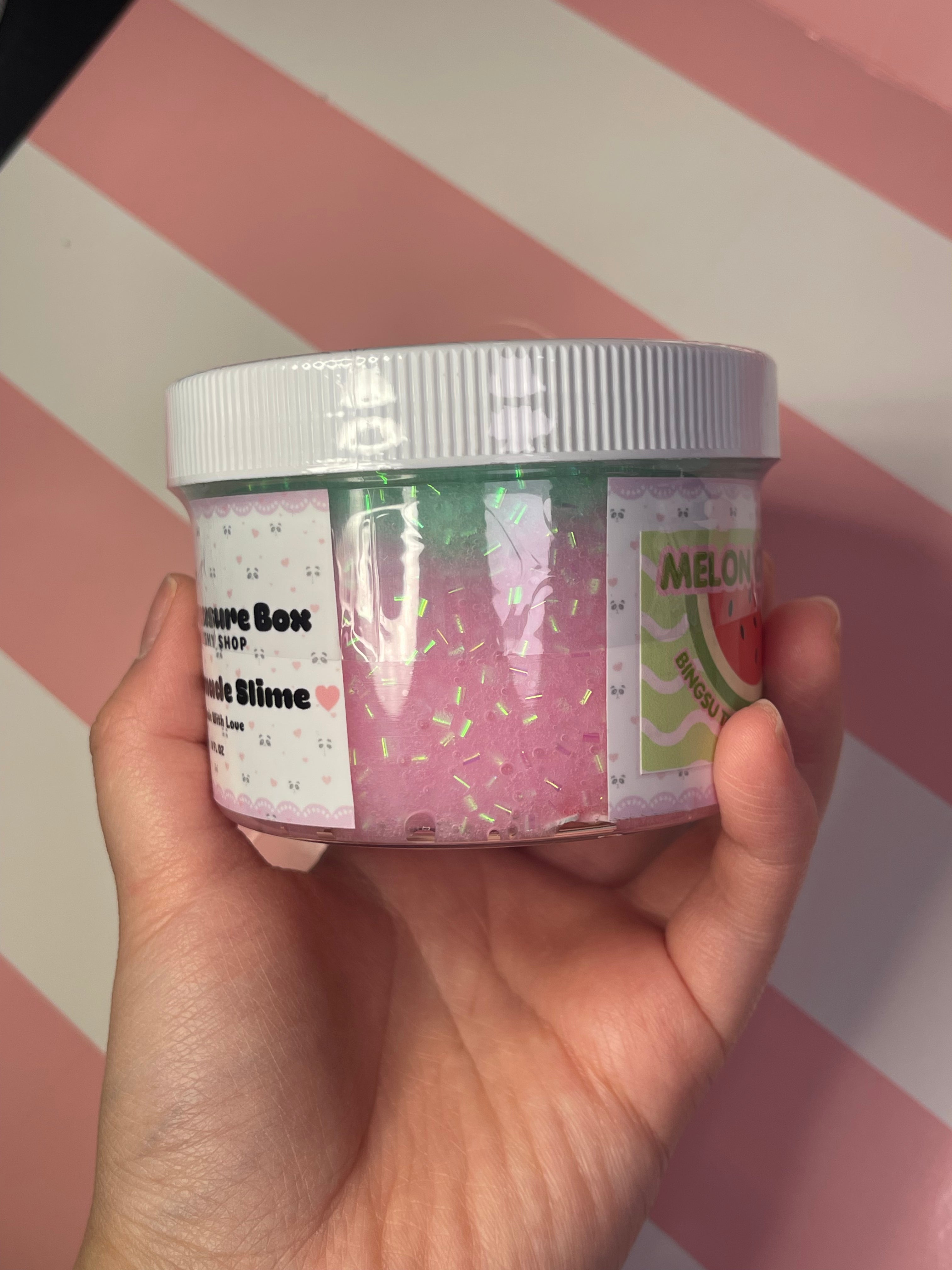 Melon Crunch Slime - 8 fluid oz